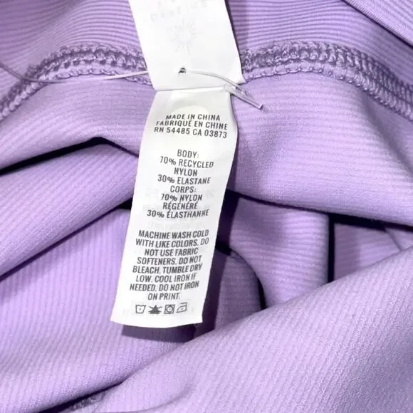 Offline By Aerie Hi-Rise Leggings Womens 2XL Purple Stretch Yoga Workout Pull On - Picture 4 of 8